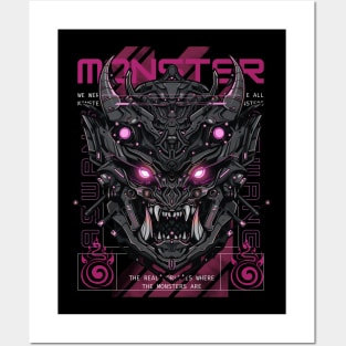 Mecha Monster, Mecha Aswang Posters and Art